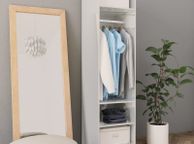main image for ad Wardrobe High Gloss White 50x50x200 cm Chipboard