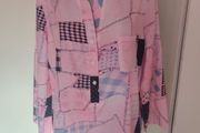 Pink long sleeve blouse size UK16 EU44 Postage included