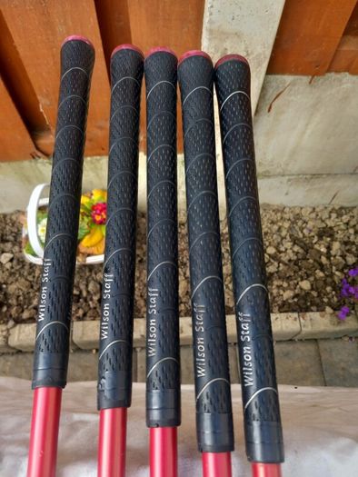 Wilson golf irons. Right handed clubs.