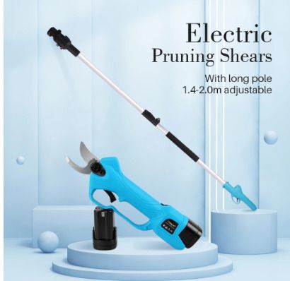 BRAND NEW Electric Pruning Shears 16.8V With 2 battery Optional Extension Rod Power Tools Cordless Electric Scissors