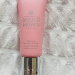 Molton Brown Delicious Rhubarb & Rose Hand Cream 40ml (Brand New)
