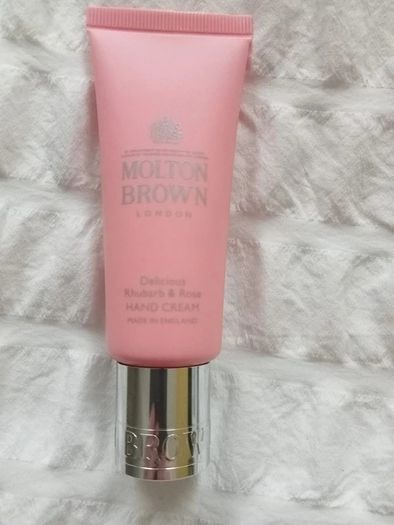 Molton Brown Delicious Rhubarb & Rose Hand Cream 40ml (Brand New)