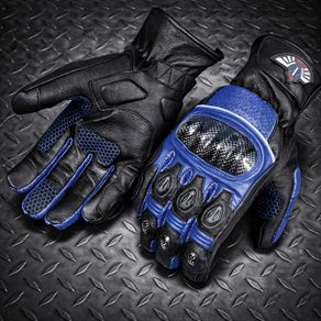 Premium Genuine Leather Motorcycle Gloves Breathable Motorbike Racing & Touring Gloves