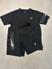 ASICS Set Tshirt & Shorts Black M