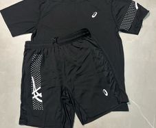 ASICS Set Tshirt & Shorts Black M