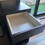 Modern Black Desk / Storage Unit with Shelving Image 3