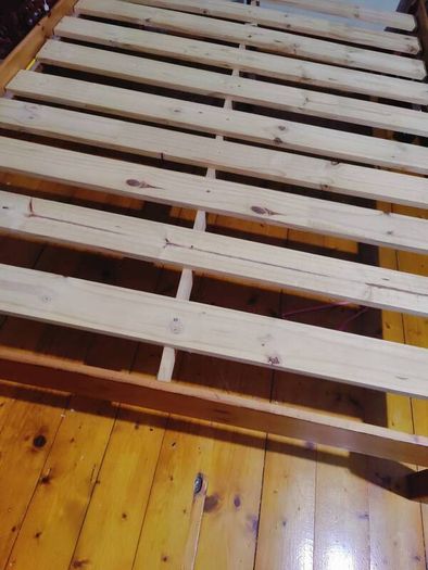 double bed with mattress