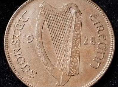 Ireland - 1928 - Penny - EF - KM.3 - [501]