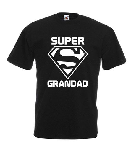 Super Grandad T-Shirt  Funny Fathers Day Gifts / Birthday Gift Ideas For Men