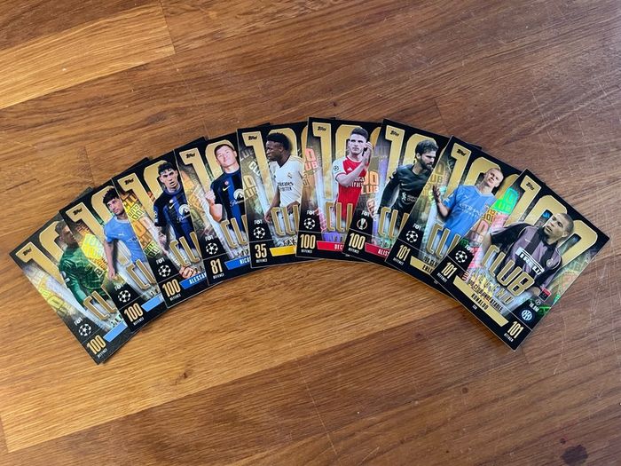 MATCH ATTAX - 9x One Hundred Clubs