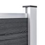 Fence Posts 2 pcs Aluminium 185 cm Image 5