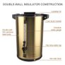 Commercial stainless steel Coffee Urn 16L 110cups Double Wall Stainless steel Large Coffee Maker Image 2