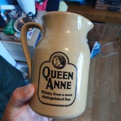 queen ann whiskey jug
