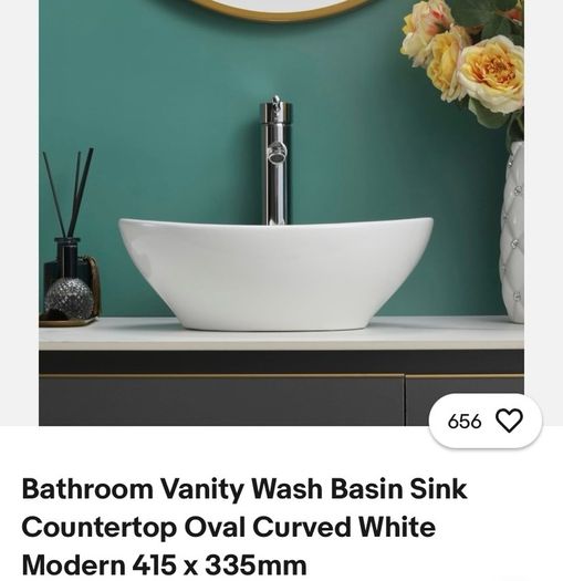 Curved basin