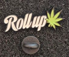 Roll up ,  pin back badge.
