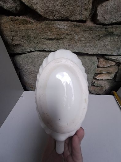 Large ivory gravy jug