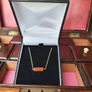 Carnelian Necklace 9ct Gold Image 2
