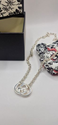 Gucci sterling silver necklace