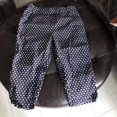Navy cropped pants size 16-18