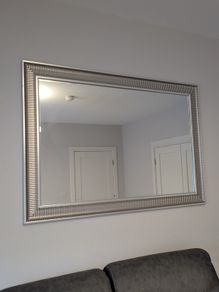 Gold rimmed mirror