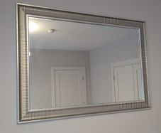 Gold rimmed mirror