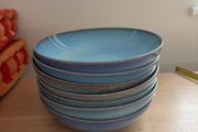Considered by Helen James blue Uisce pasta bowls