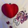 Heart Shaped Crystal Diamonte Bag BNWT Image 6