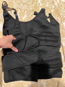 Tummy control shapewear with thin shoulder strap sports top