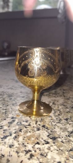 6 goblets silver plated.