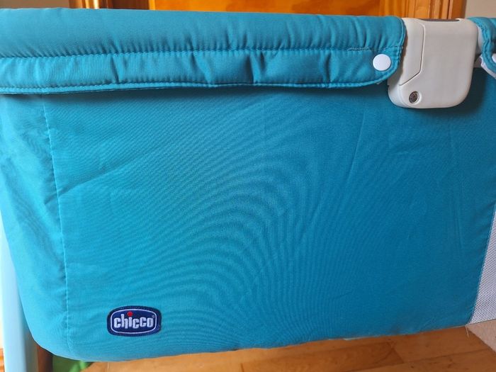 Chicco mint green baby cot