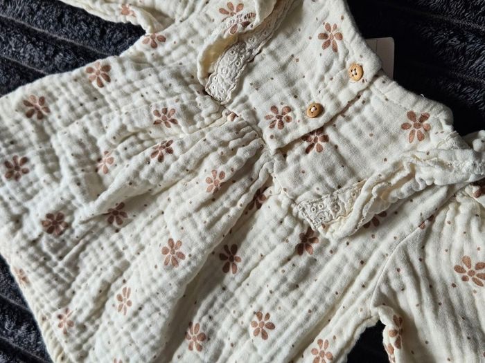 Zara Soft Baby Dress With Baby Knickers