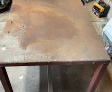 Steel workbench