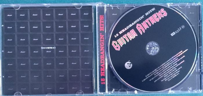 Various - Guitar Anthems 18 Headbangin' Hits CD (2004) Metal Compilation Saxon, Motorhead, UFO etc EX+