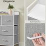Industrial design with 7 drawers (Dove grey cloud white FREE P&P Image 2
