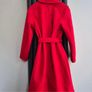ladies red coat Image 3