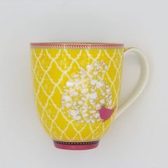 YourtheDish Gift Bird Coffee Mug - Yellow