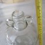vintage 2 handled glass jug / bottle Image 2