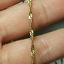 Long Gold Plated Sterling Silver Chain Image 3