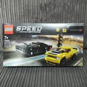 Lego 2018 Dodge Challenger SRT Demon and 1970 Dodge Charger 75893
