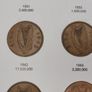 Irish pennies coin from 1928 to 1968 Image 6