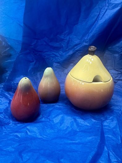 PEAR Sugar Bowl, Salt & Pepper - Carlton