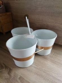 Triple plant pot, shoe holder