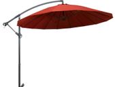 Hanging Parasol Terracotta 3 m Aluminium Pole