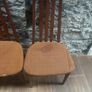 Mid century x 4 high back chairs Image 6