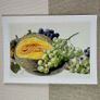 Laminate Glossy 280gsm Canvas Poster A4 Size Featuring Fruits by Michiel van Huysum (1714-1760) from The Rijksmueum Image 3