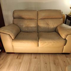 2 seater leather sofa