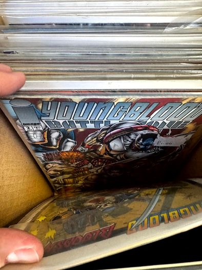Image & Top Cow Long Comic Box w 320 comics for Sale