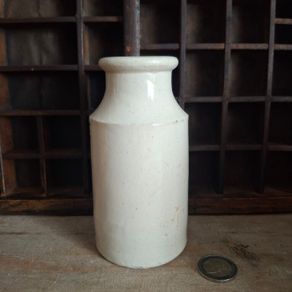 Antique Midland Pottery Ink Jar