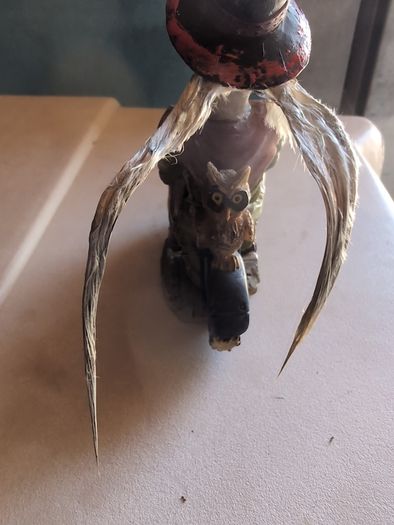 Witch on Motorcycle Figurine.