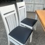 Solid Oak Table + 4 Chairs Image 5
